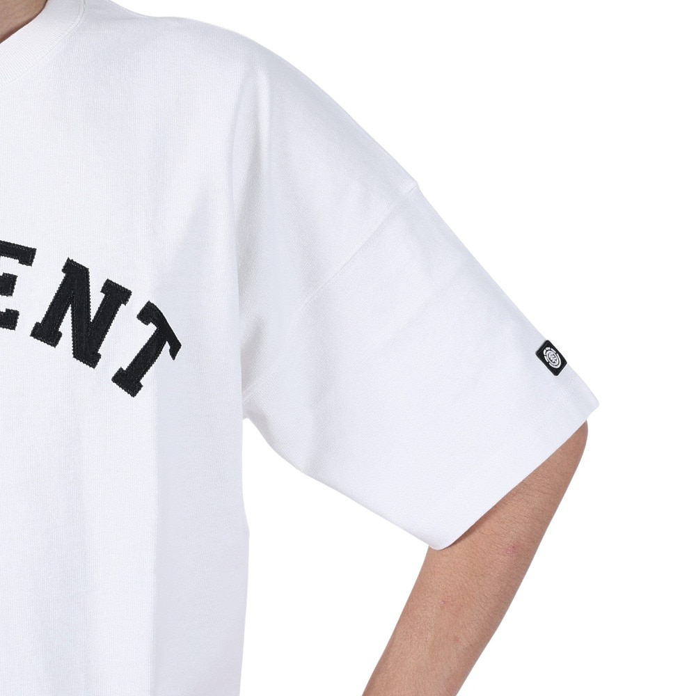 エレメント（ELEMENT）（メンズ）半袖 Tシャツ メンズ COLLEGE BD021237 WHT