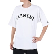 エレメント（ELEMENT）（メンズ）半袖 Tシャツ メンズ COLLEGE BD021237 WHT
