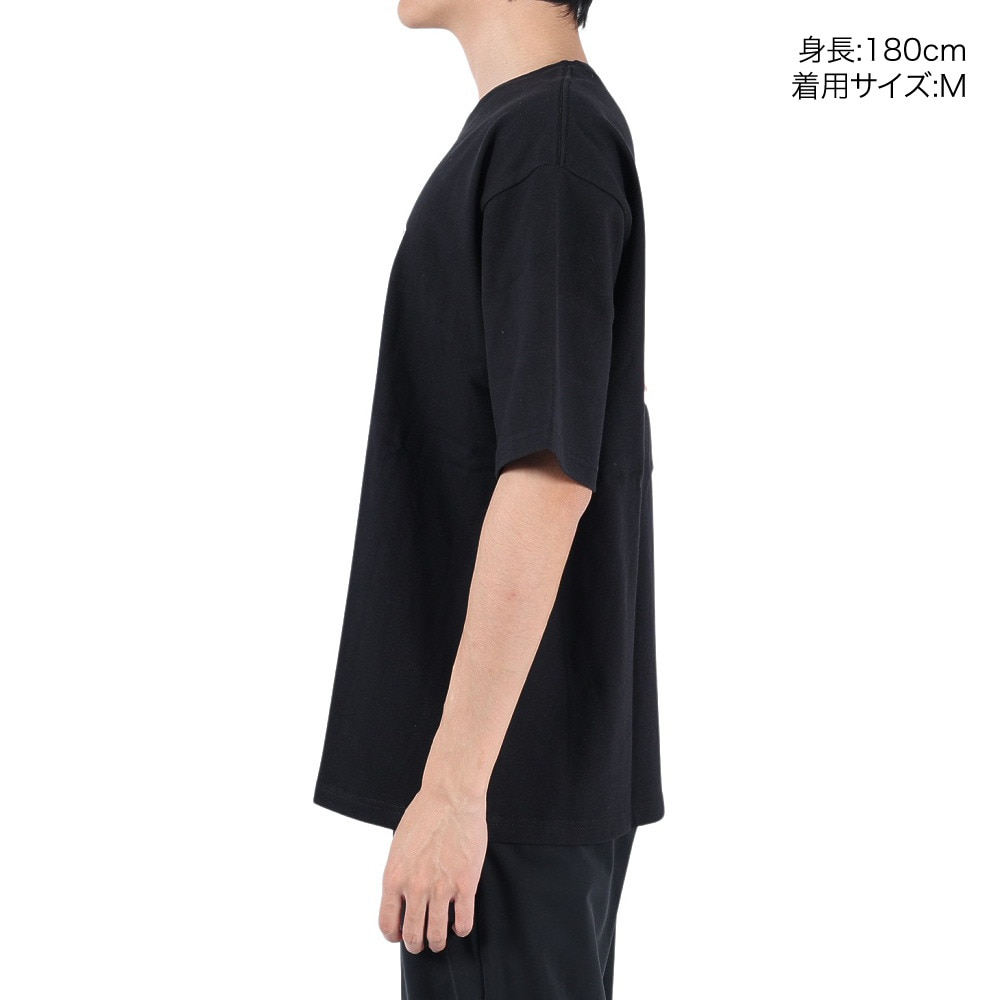 ルーカ（RVCA）（メンズ）半袖Tシャツ メンズ INDUSTRIAL BD041224 BLK