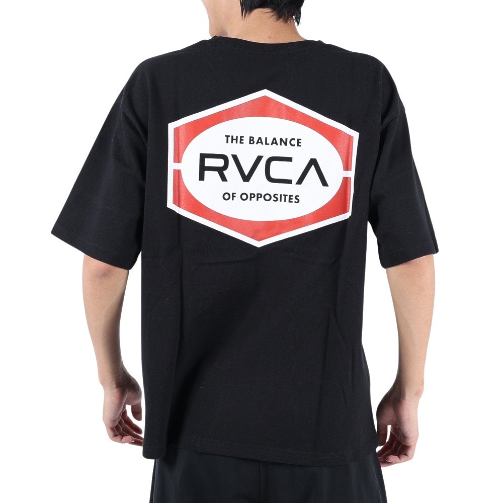 ルーカ（RVCA）（メンズ）半袖Tシャツ メンズ INDUSTRIAL BD041224 BLK