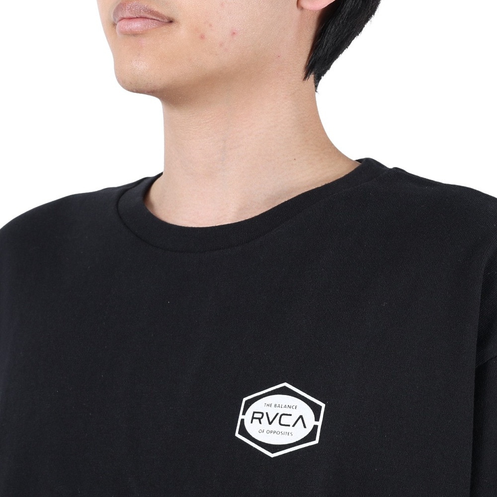 ルーカ（RVCA）（メンズ）半袖Tシャツ メンズ INDUSTRIAL BD041224 BLK
