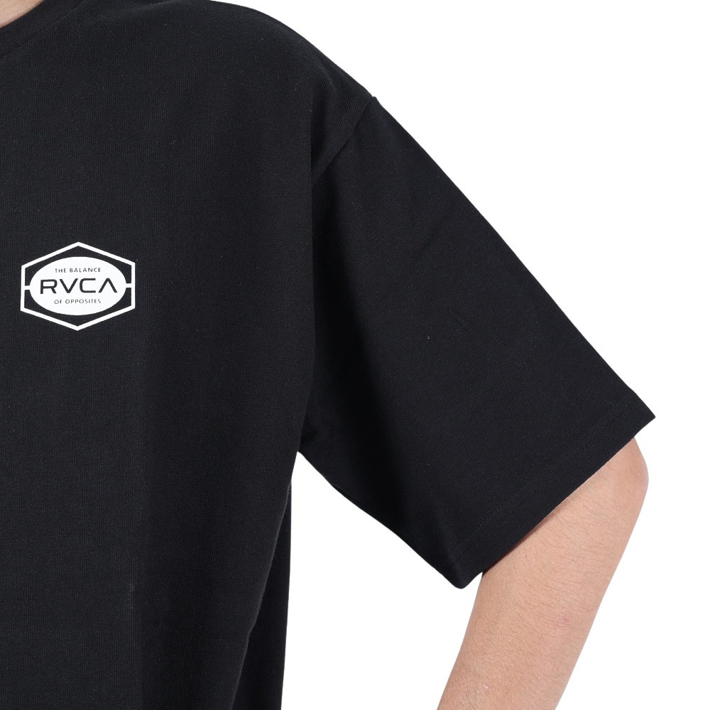 ルーカ（RVCA）（メンズ）半袖Tシャツ メンズ INDUSTRIAL BD041224 BLK