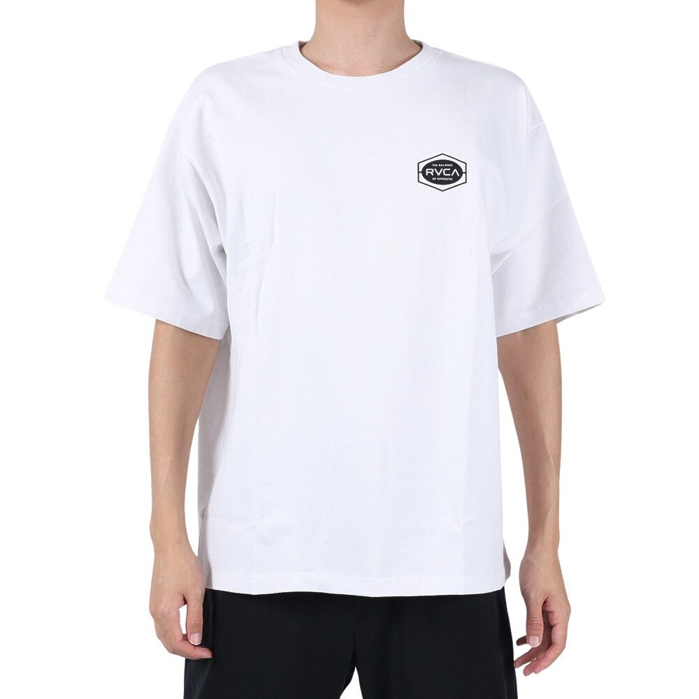 RVCA（メンズ）半袖Tシャツ メンズ INDUSTRIAL BD041224 WHT