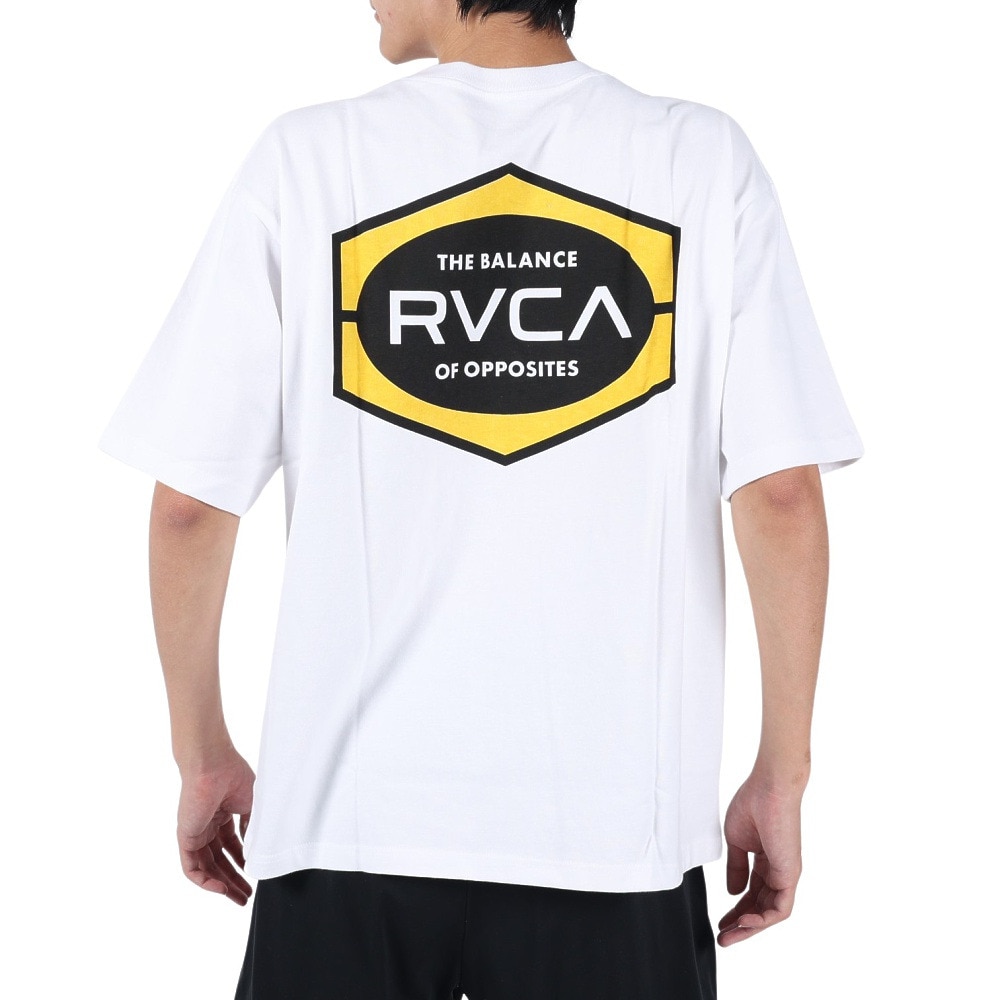 RVCA（メンズ）半袖Tシャツ メンズ INDUSTRIAL BD041224 WHT