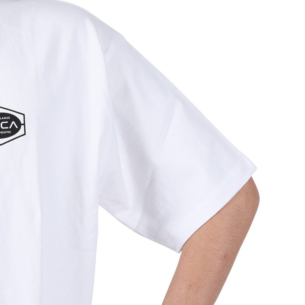 RVCA（メンズ）半袖Tシャツ メンズ INDUSTRIAL BD041224 WHT
