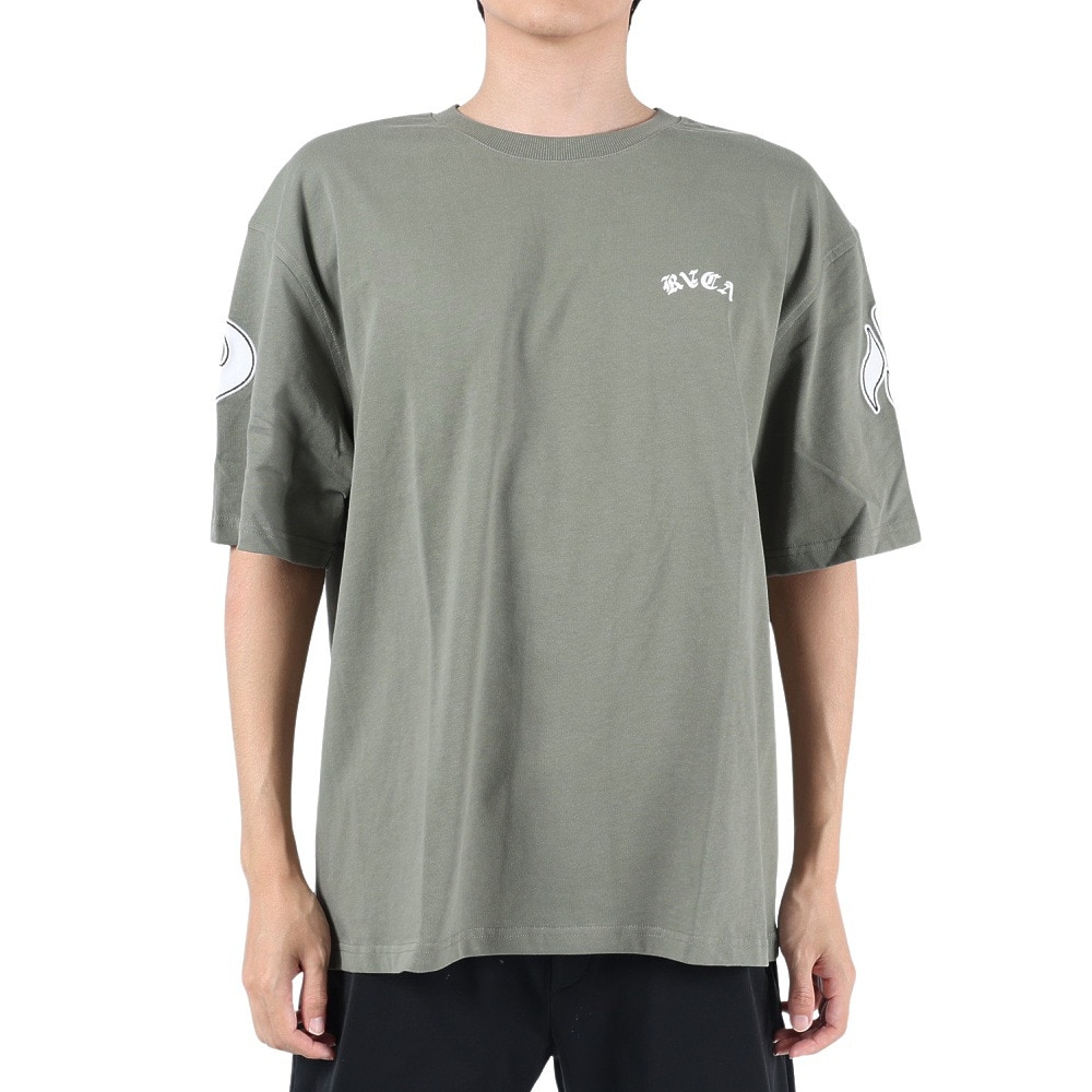 ルーカ（RVCA）（メンズ）半袖Tシャツ メンズ OE FAKE RVCA  BD041227 COV