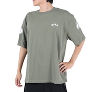 (メンズ)半袖Tシャツ メンズ OE FAKE RVCA  BD041227 COV