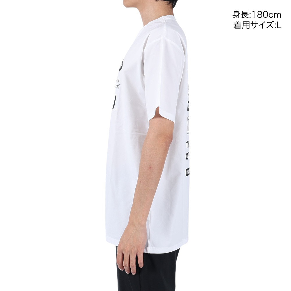 ルーカ（RVCA）（メンズ）半袖Tシャツ メンズ ALL BRAND  ラッシュガード BD041853 WHT