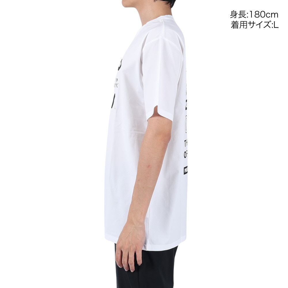 ルーカ（RVCA）（メンズ）半袖Tシャツ メンズ ALL BRAND ラッシュガード BD041853 WHT