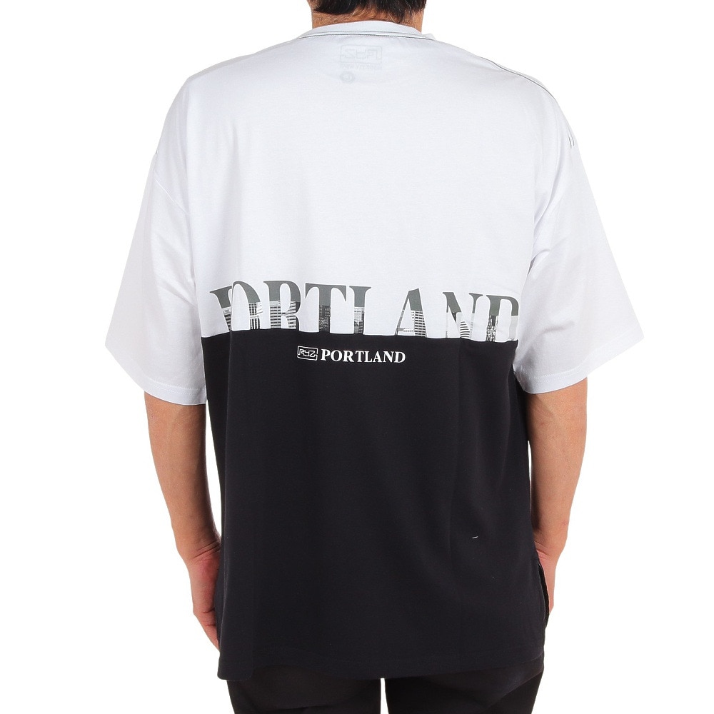 ライズ（RYZ）（メンズ）半袖Tシャツ メンズ 50/50 RZ10CD23SS0004 WT/BK