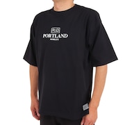 (メンズ)半袖Tシャツ メンズ BRIDGE TOWN RZ10CD23SS0006 BLK