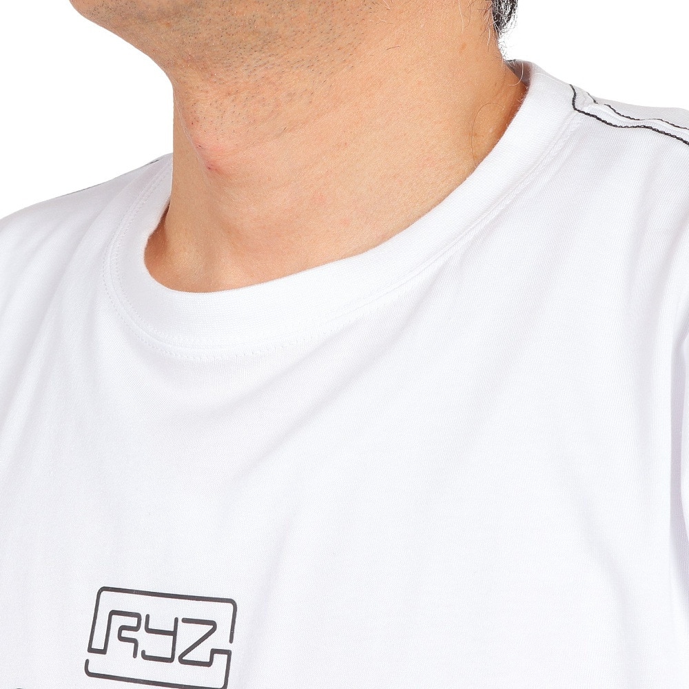 ライズ（RYZ）（メンズ）半袖Tシャツ メンズ BRIDGE TOWN RZ10CD23SS0006 WHT