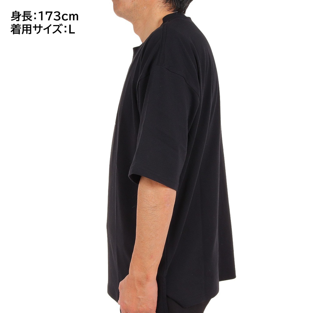 ライズ（RYZ）（メンズ）半袖Tシャツ メンズ BAR PHOTO  RZ10CD23SS0007 BLK