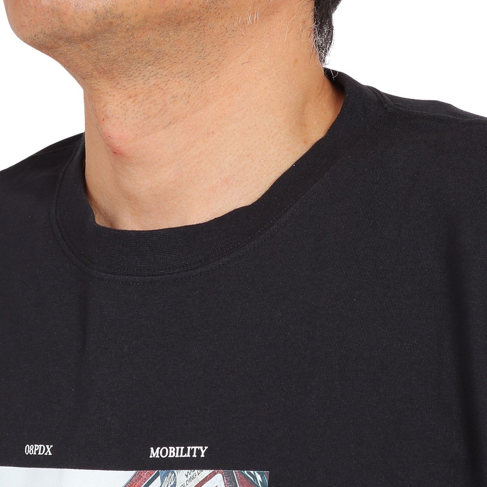 ライズ（RYZ）（メンズ）半袖Tシャツ メンズ BAR PHOTO RZ10CD23SS0007 BLK