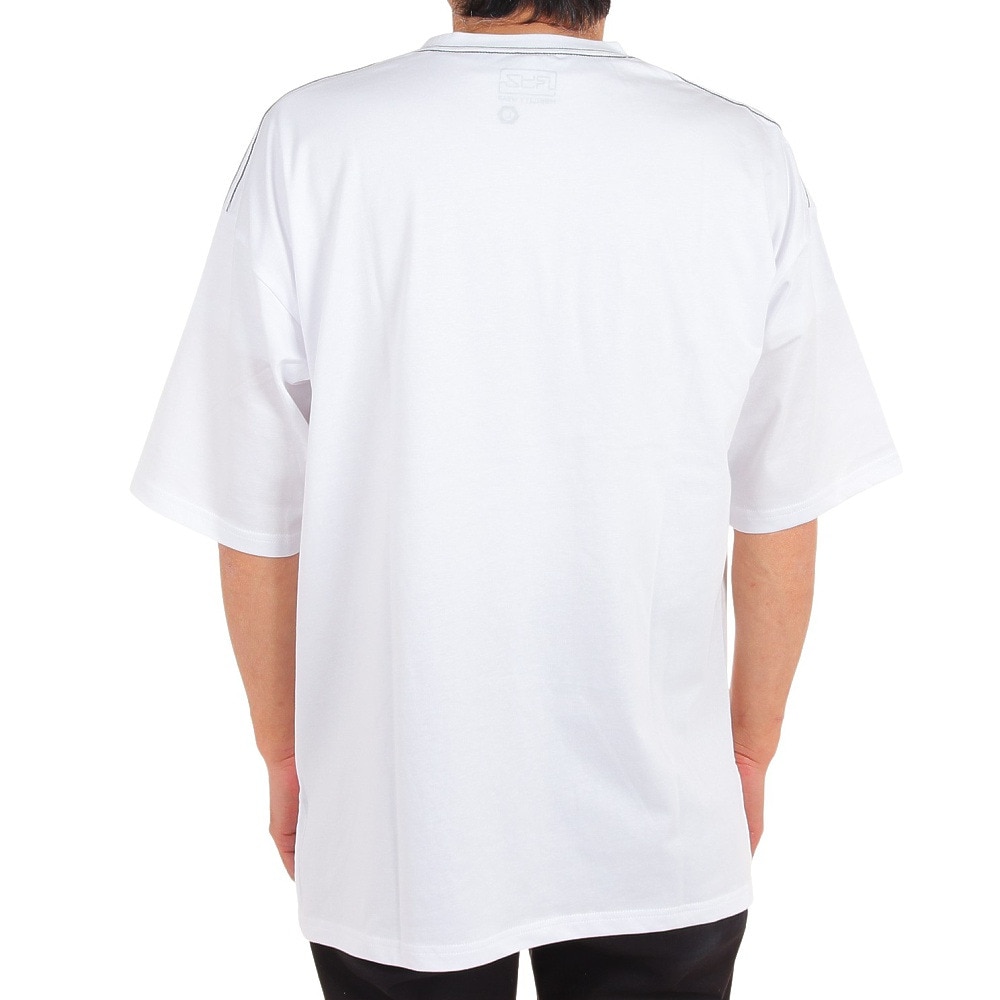 ライズ（RYZ）（メンズ）半袖Tシャツ メンズ BAR PHOTO RZ10CD23SS0007 WHT