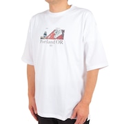 (メンズ)半袖Tシャツ メンズ BAR PHOTO RZ10CD23SS0007 WHT