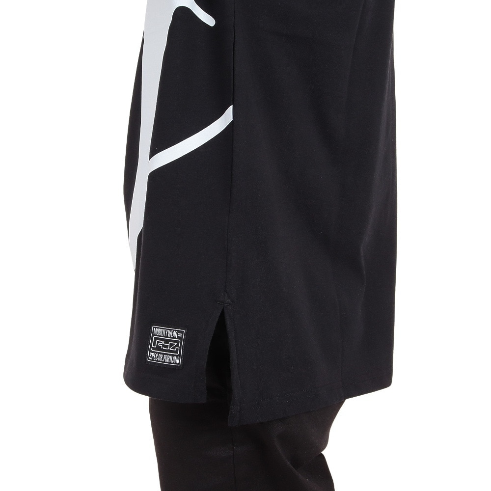 ライズ（RYZ）（メンズ）半袖Tシャツ メンズ TYPO RZ10CD23SS0008 BLK