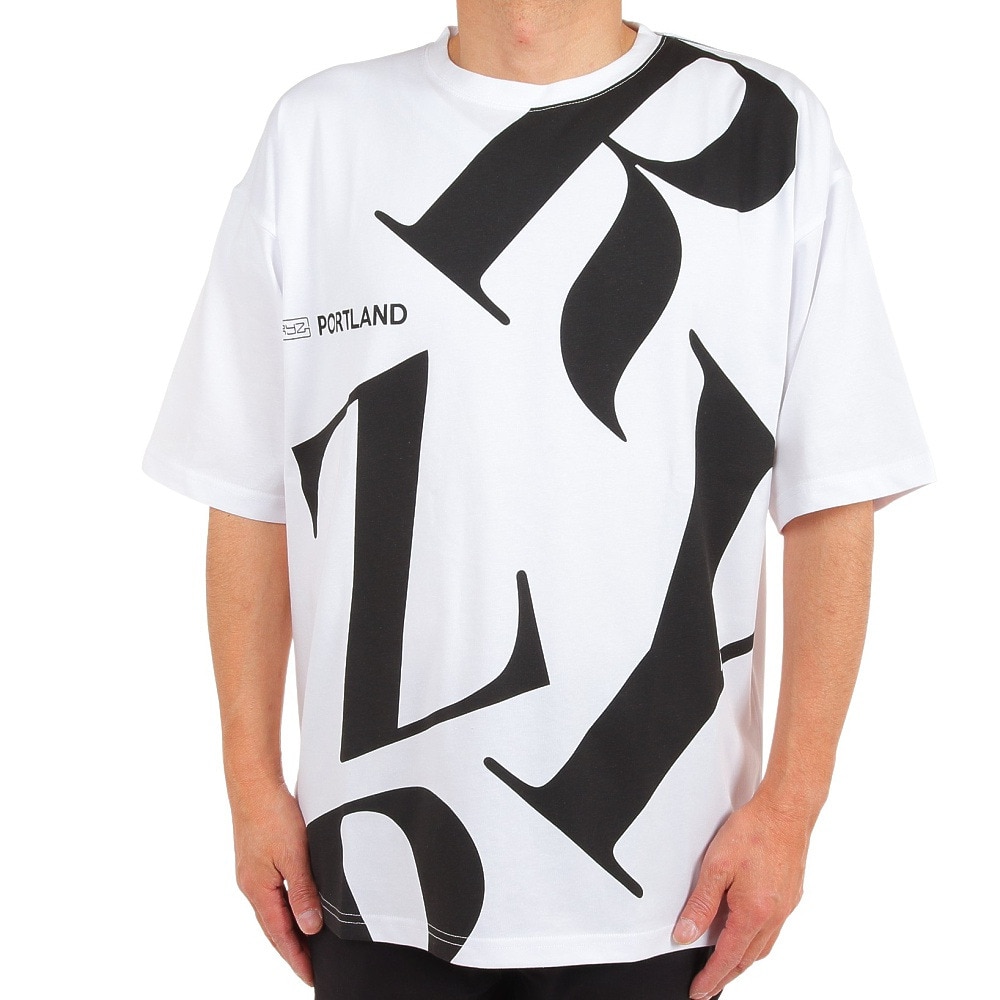 ライズ（RYZ）（メンズ）半袖Tシャツ メンズ TYPO RZ10CD23SS0008 WHT