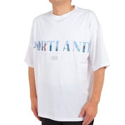 ライズ（RYZ）（メンズ）半袖Tシャツ メンズ PORTLAND PHOTO RZ10CD23SS0023 WHT