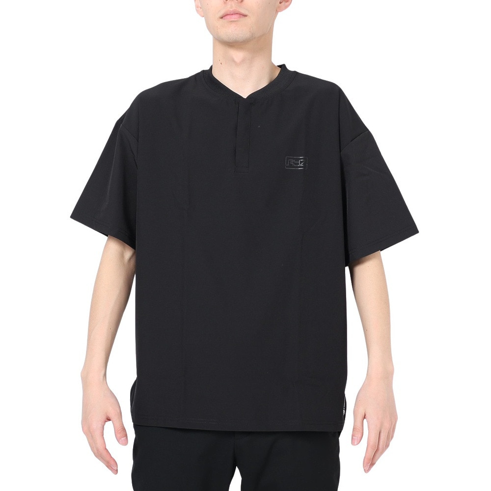 ライズ（RYZ）（メンズ）MFX HENLEY ショートスリーブ RZ10EG23SS0020 BLK