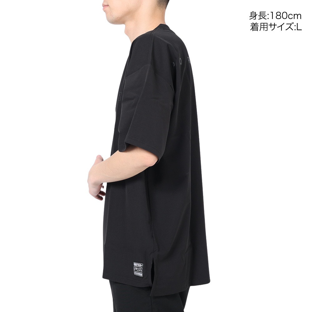 ライズ（RYZ）（メンズ）MFX HENLEY ショートスリーブ RZ10EG23SS0020 BLK