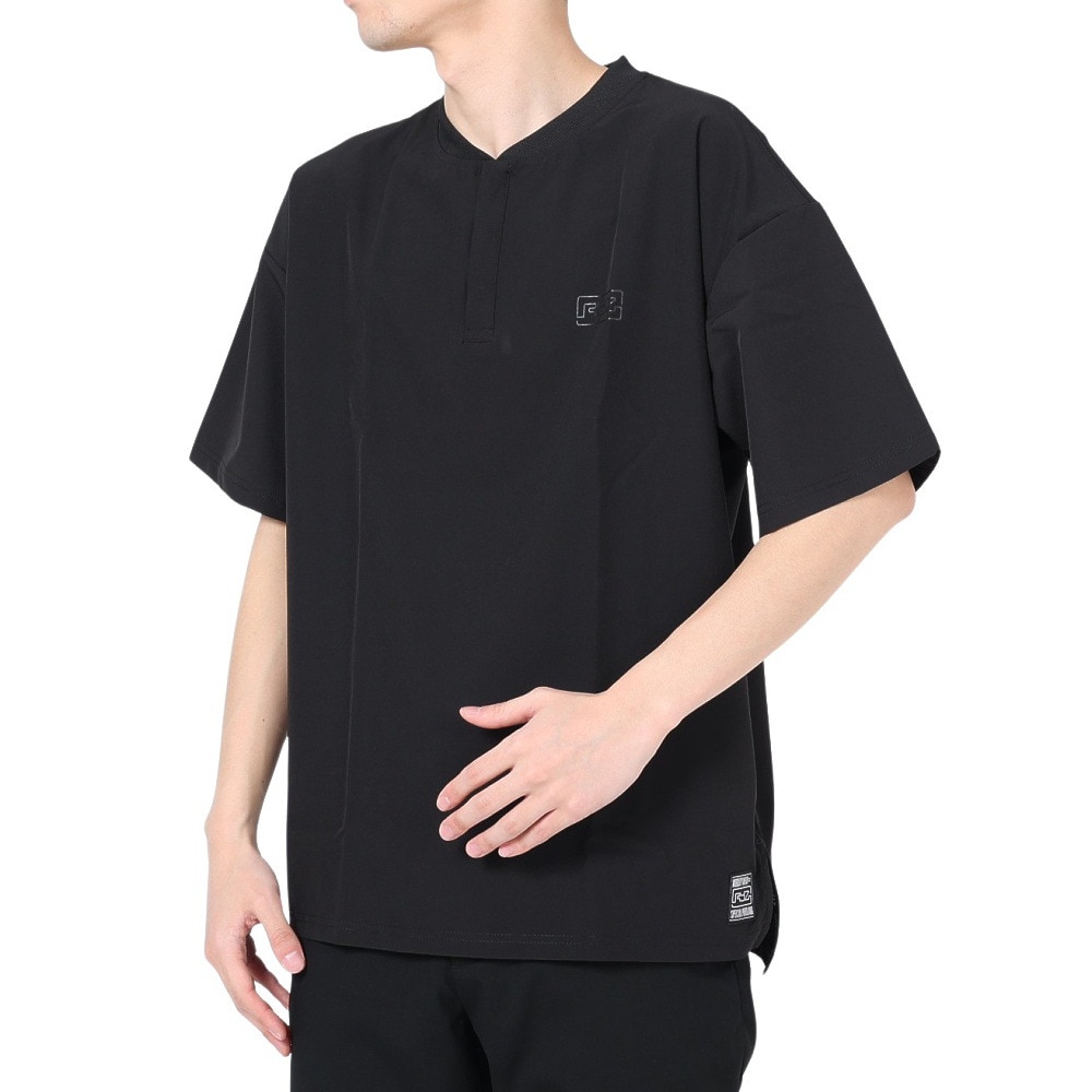 ライズ（RYZ）（メンズ）MFX HENLEY ショートスリーブ RZ10EG23SS0020 BLK