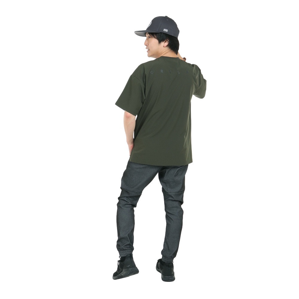 ライズ（RYZ）（メンズ）半袖Tシャツ メンズ MFX HENLEY RZ10EG23SS0020 KHK