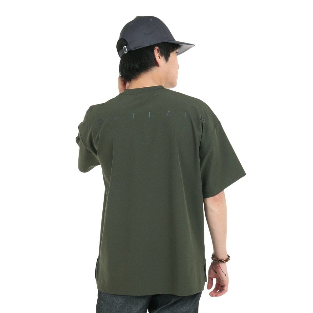 ライズ（RYZ）（メンズ）半袖Tシャツ メンズ MFX HENLEY  RZ10EG23SS0020 KHK