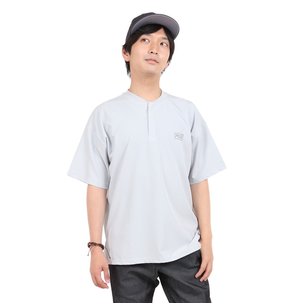 ライズ（RYZ）（メンズ）MFX HENLEY ショートスリーブ RZ10EG23SS0020 LGRY