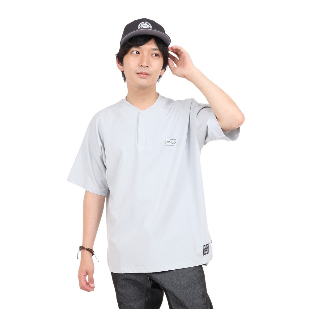 ライズ（RYZ）（メンズ）MFX HENLEY ショートスリーブ RZ10EG23SS0020 LGRY