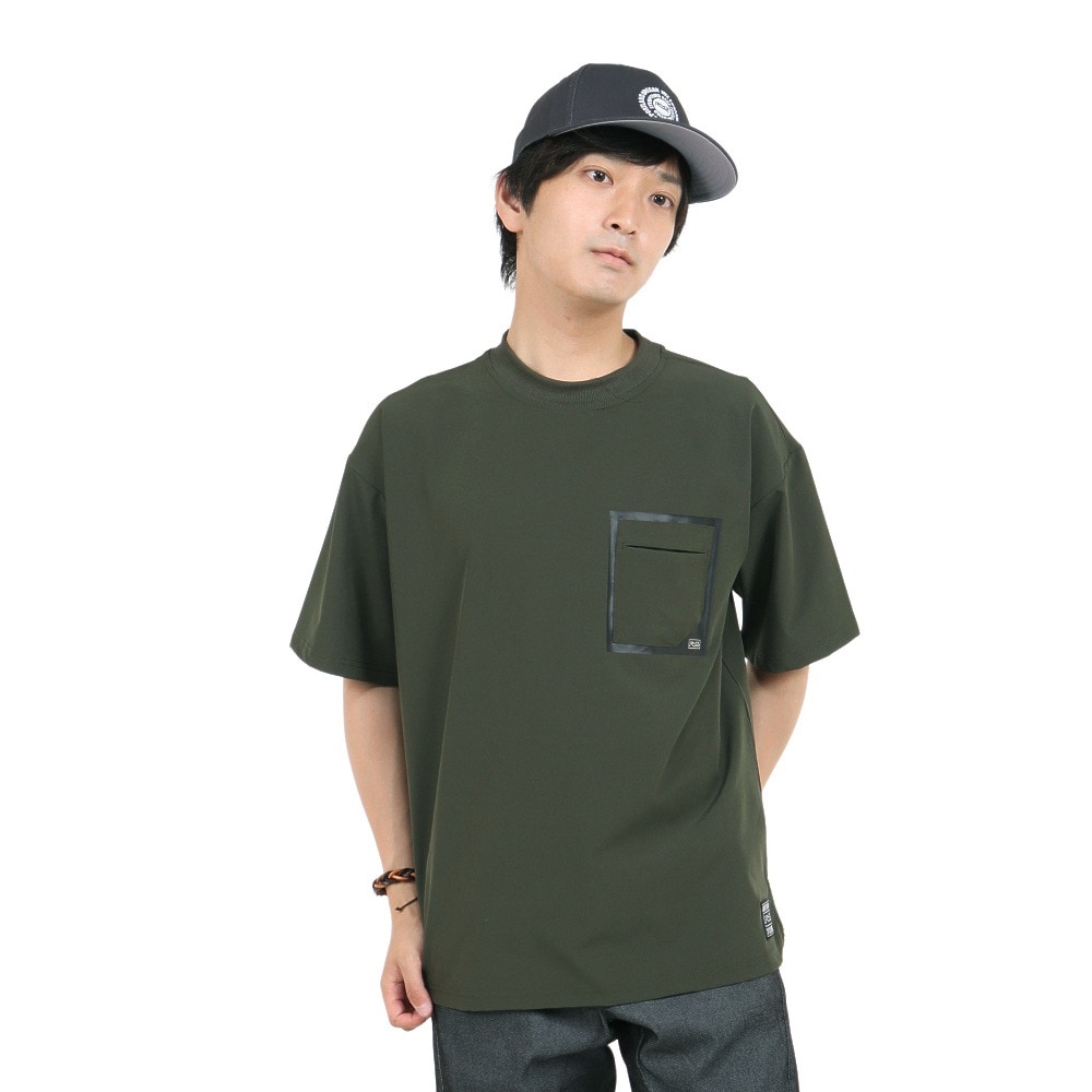 ライズ（RYZ）（メンズ）半袖Tシャツ メンズ MFX ポケット RZ10EG23SS0021 KHK