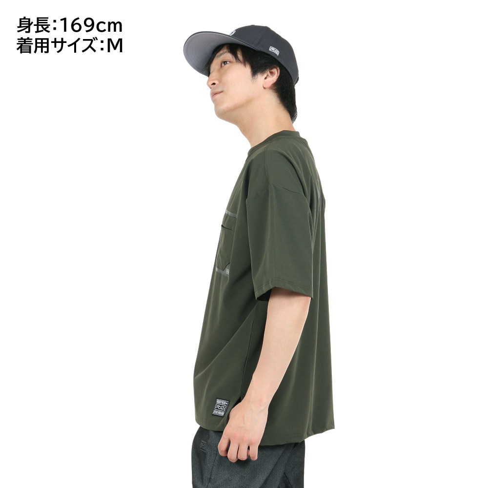 ライズ（RYZ）（メンズ）半袖Tシャツ メンズ MFX ポケット RZ10EG23SS0021 KHK