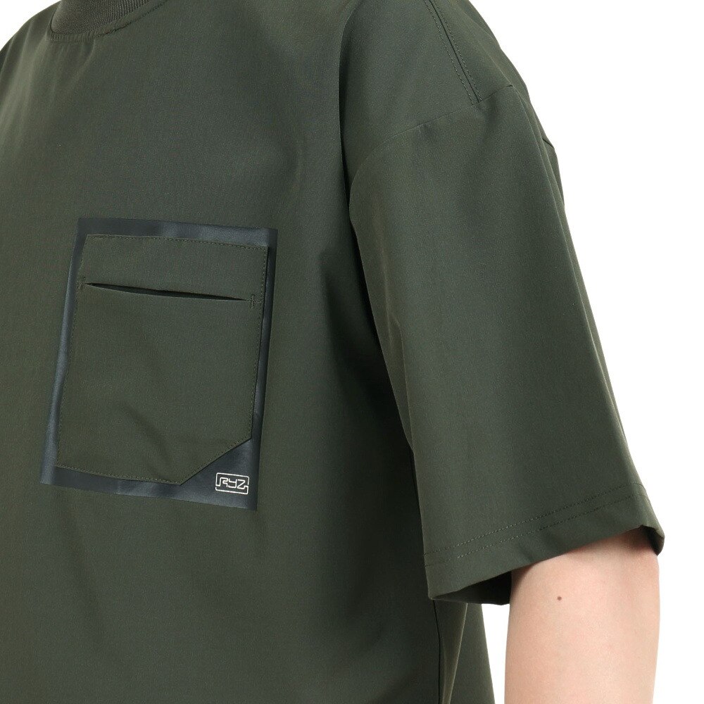 ライズ（RYZ）（メンズ）半袖Tシャツ メンズ MFX ポケット RZ10EG23SS0021 KHK