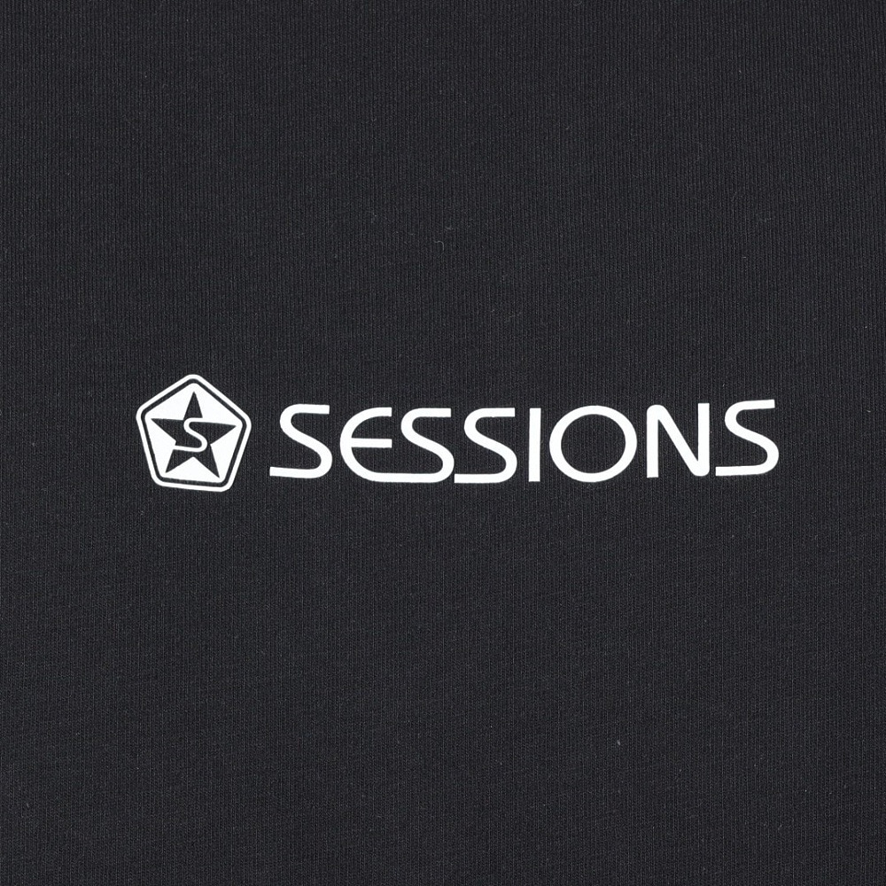 セッションズ（SESSIONS）（メンズ）半袖シャツ メンズ ロゴ 237189 BLK