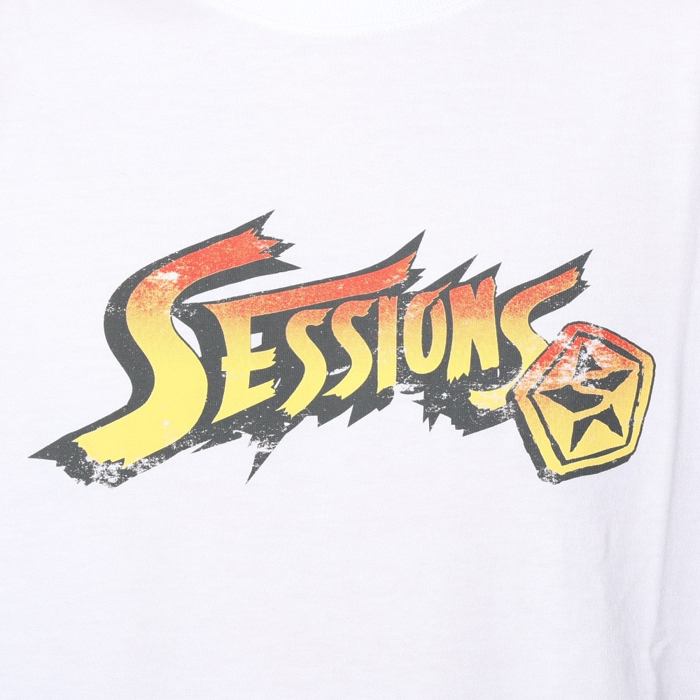 セッションズ（SESSIONS）（メンズ）半袖シャツ メンズ FIGHTING ロゴ 237190 WHT