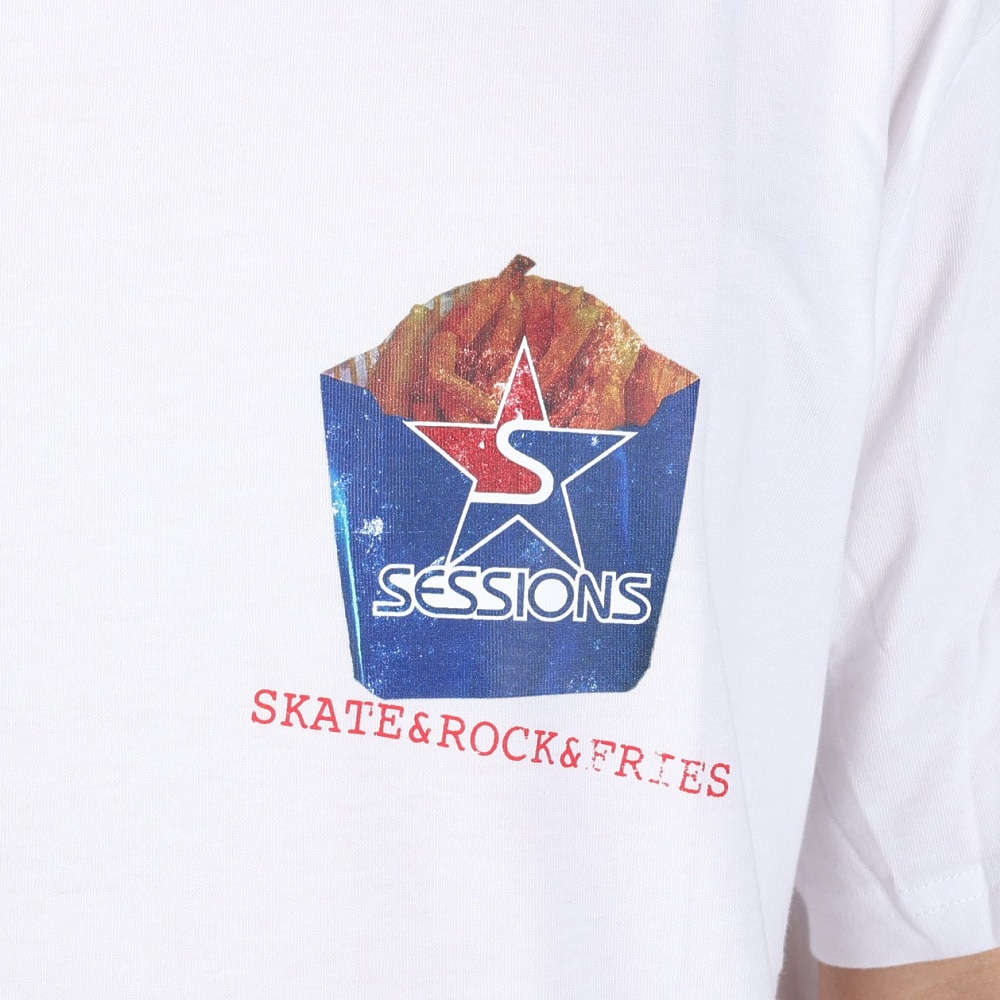 セッションズ（SESSIONS）（メンズ）半袖シャツ メンズ FRIES BOX 237193 WHT