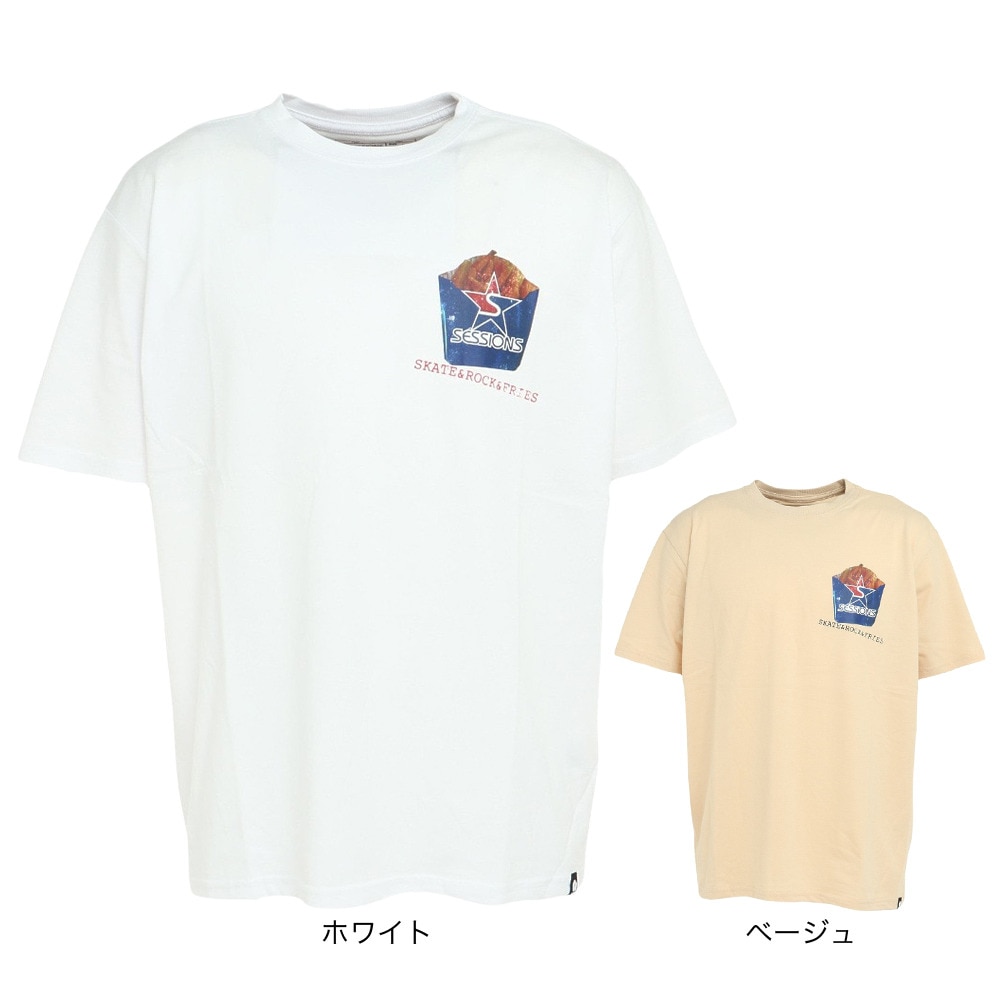 セッションズ（SESSIONS）（メンズ）半袖シャツ メンズ FRIES BOX 237193 YEL