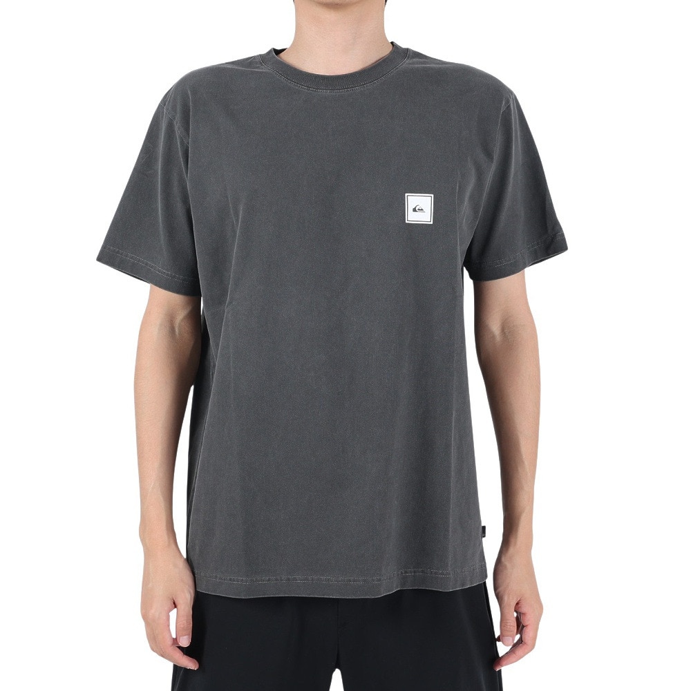 クイックシルバー（Quiksilver）（メンズ）クイック ラインボックス 半袖Tシャツ 23SUQST232006BLK