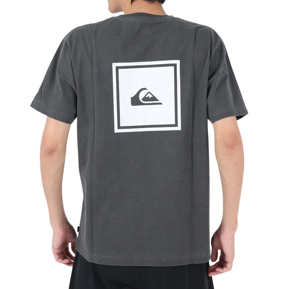 クイックシルバー（Quiksilver）（メンズ）クイック ラインボックス 半袖Tシャツ 23SUQST232006BLK