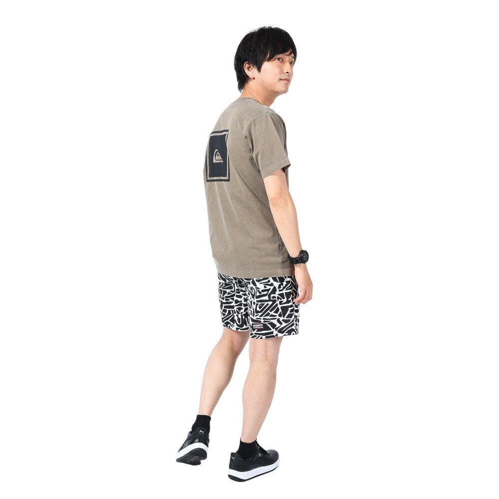 クイックシルバー（Quiksilver）（メンズ）クイック ラインボックス 半袖Tシャツ 23SUQST232006BRN