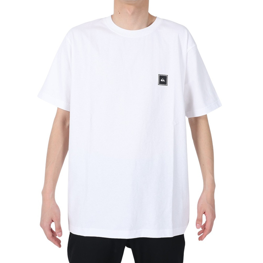 クイックシルバー（Quiksilver）（メンズ）クイック ラインボックス 半袖Tシャツ 23SUQST232006WHT