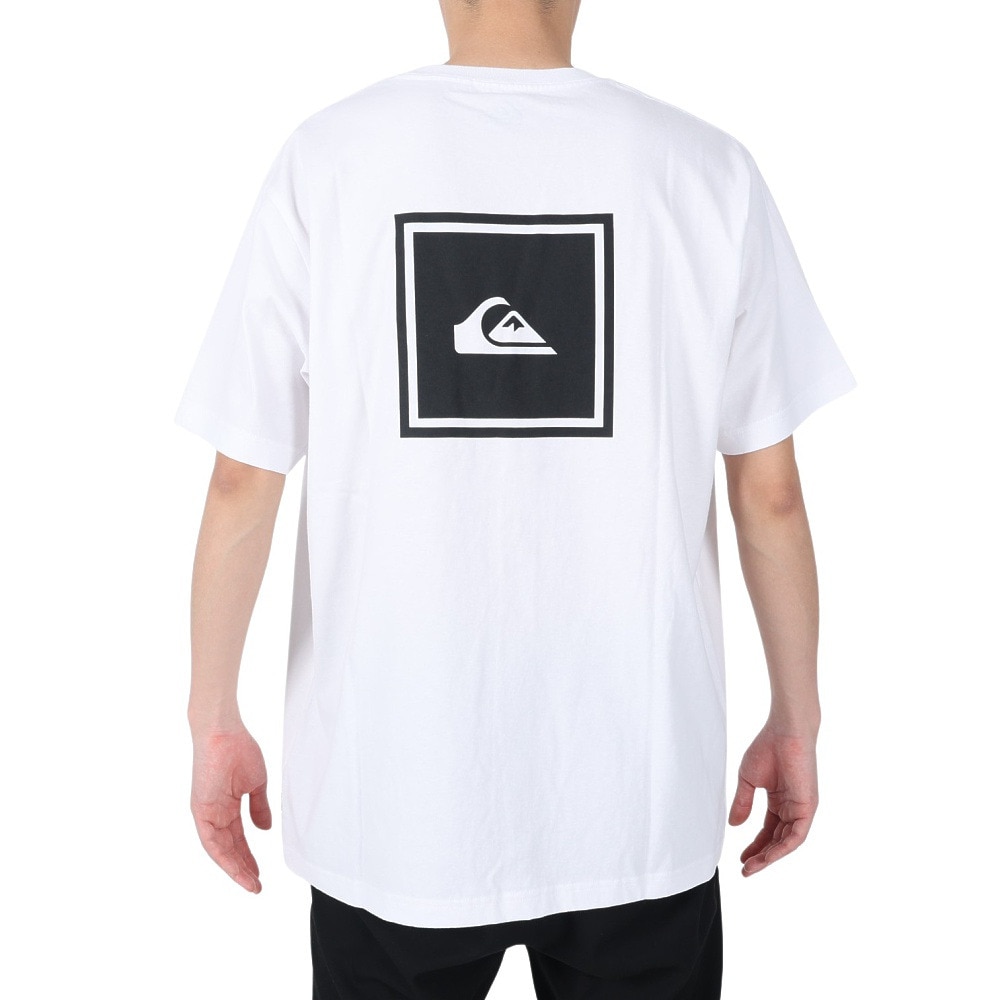 クイックシルバー（Quiksilver）（メンズ）クイック ラインボックス 半袖Tシャツ 23SUQST232006WHT