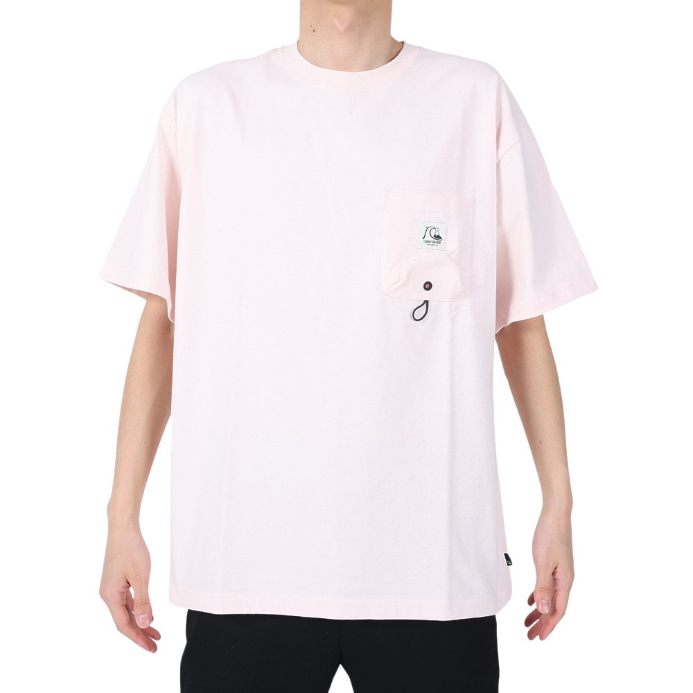 クイックシルバー（Quiksilver）（メンズ）オリジナル ポケット 半袖Tシャツ 23SUQST232014PNK