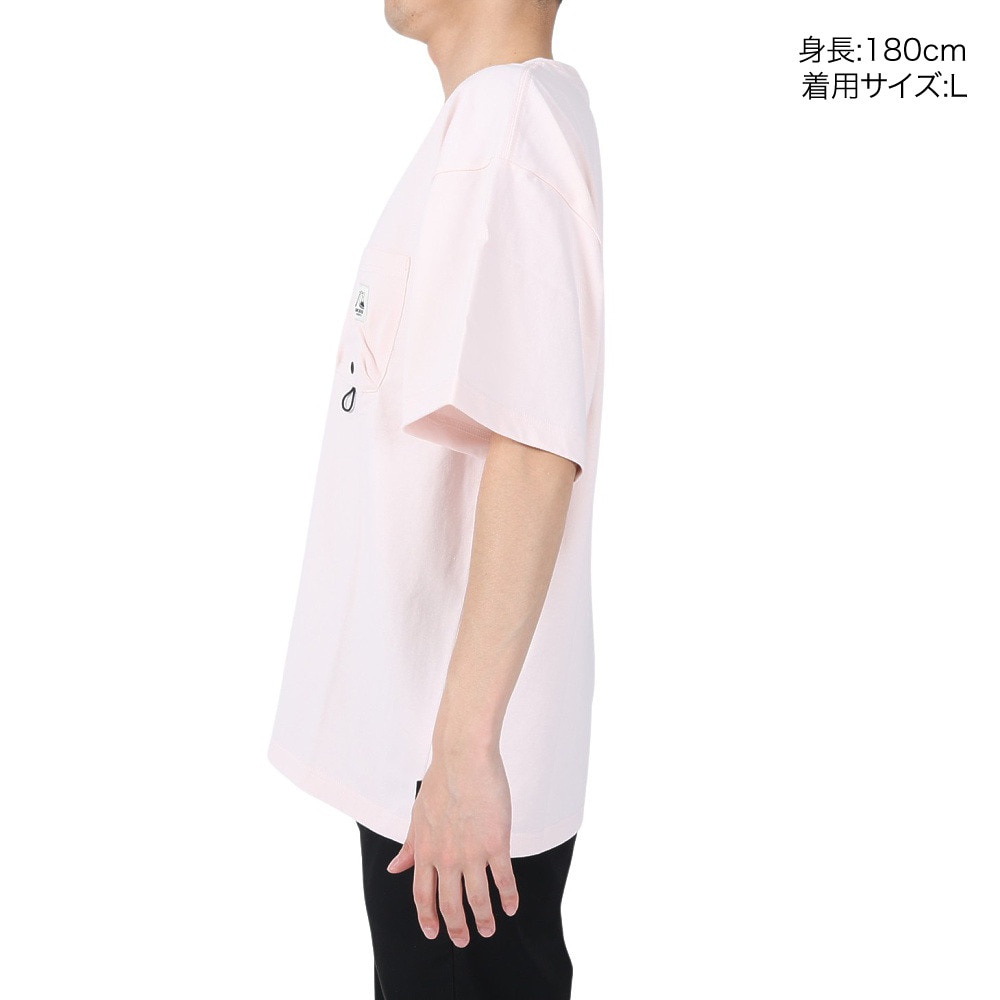 クイックシルバー（Quiksilver）（メンズ）オリジナル ポケット 半袖Tシャツ 23SUQST232014PNK
