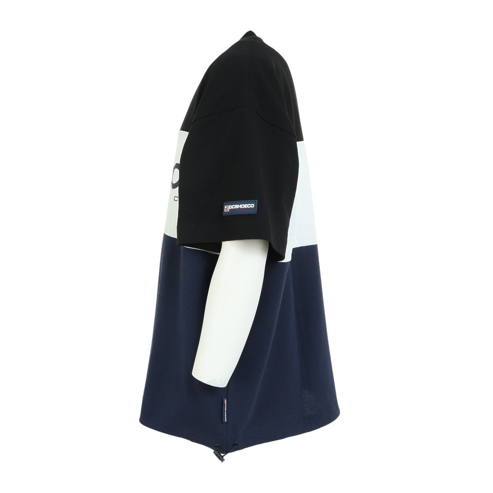 ディーシーシューズ（DC SHOES）（メンズ）23 THREE BLOCK 半袖Tシャツ 23SPDST231041BLK
