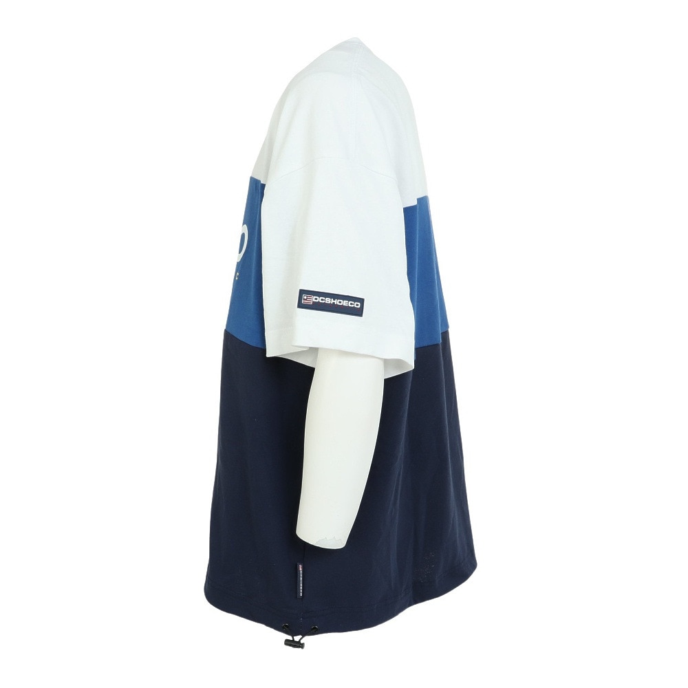 ディーシーシューズ（DC SHOES）（メンズ）23 THREE BLOCK 半袖Tシャツ 23SPDST231041WHT