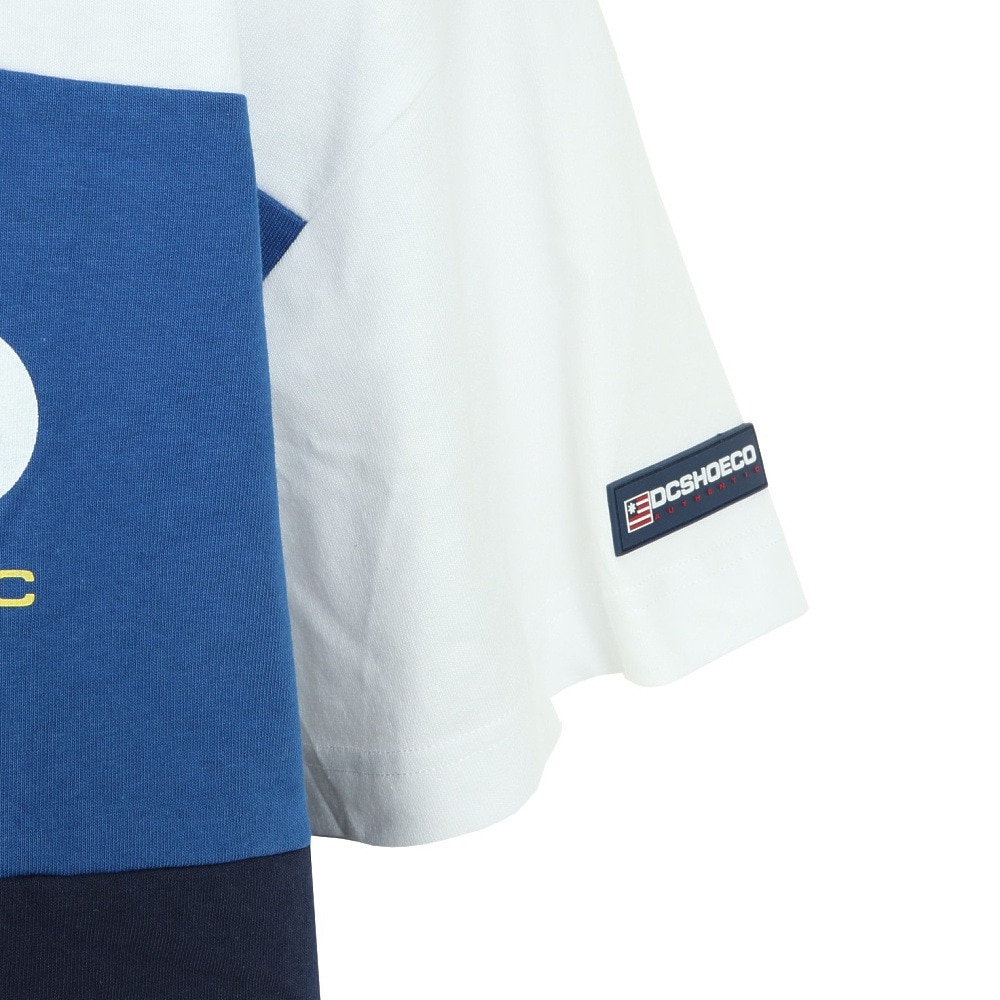 ディーシーシューズ（DC SHOES）（メンズ）23 THREE BLOCK 半袖Tシャツ 23SPDST231041WHT