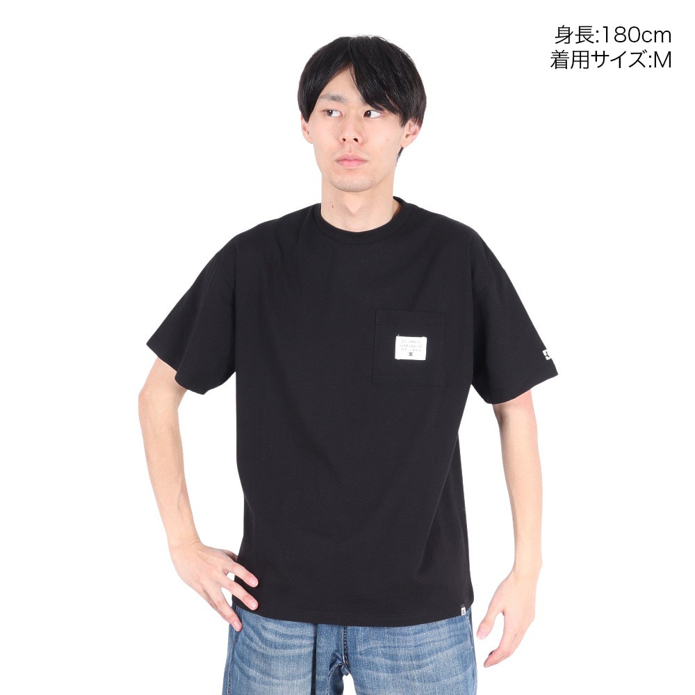 ディーシーシューズ（DC SHOES）（メンズ）半袖Tシャツ メンズ 23 POCKET SS 23SUDST232054YBLK