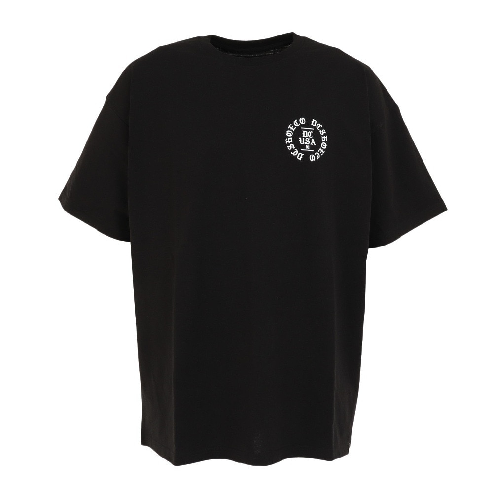 ディーシーシューズ（DC SHOES）（メンズ）半袖Tシャツ メンズ 23 CIRCLE OLDENGLISH 23SUDST232058YBLK