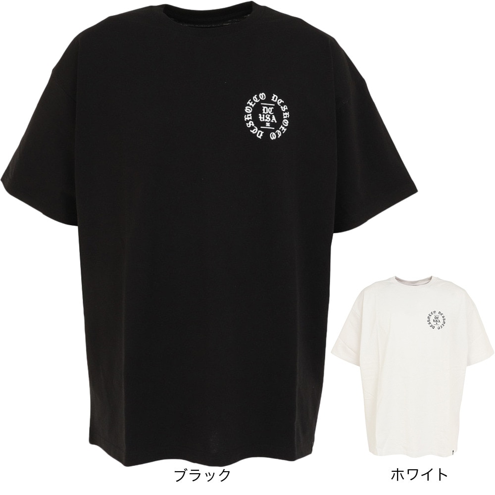 ディーシーシューズ（DC SHOES）（メンズ）半袖Tシャツ メンズ 23 CIRCLE OLDENGLISH 23SUDST232058YBLK